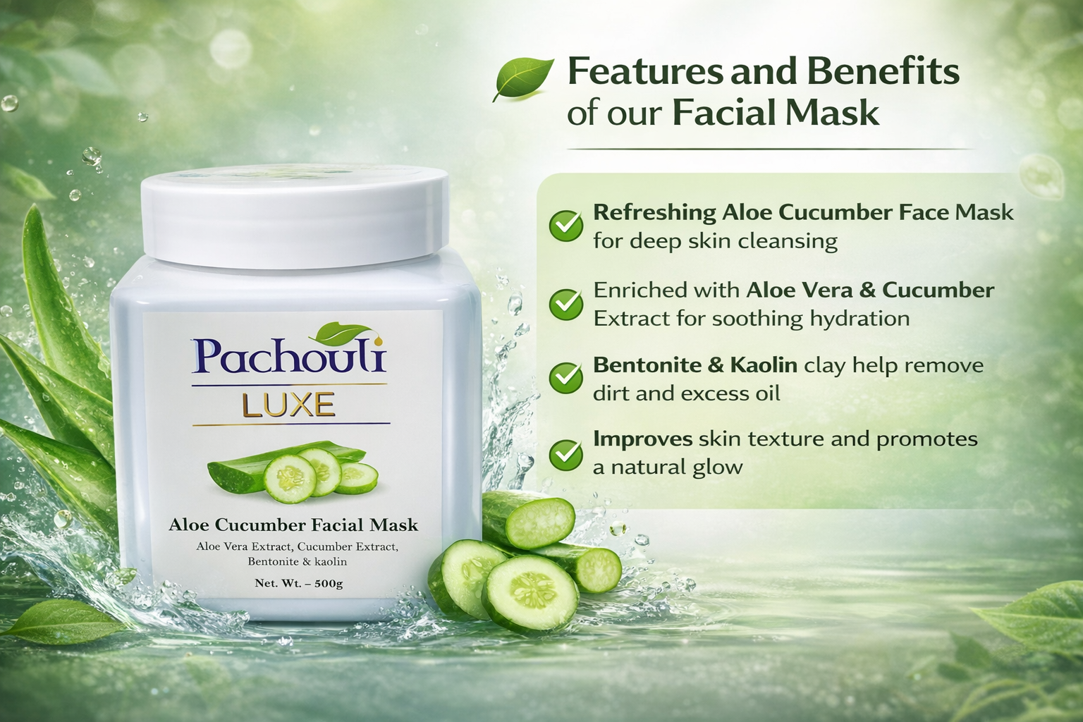 Aloe Cucumber Face Mask
