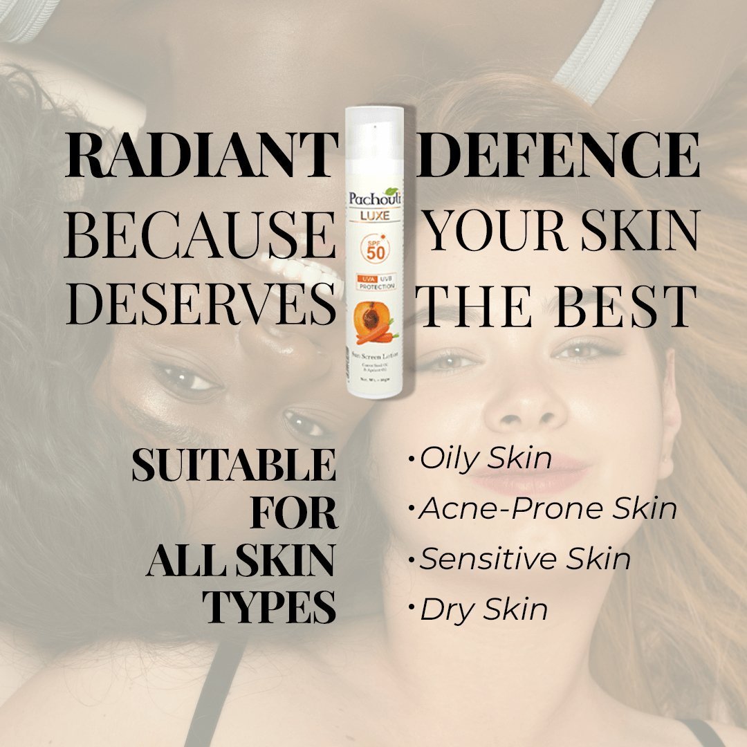 SUNSCREEN SPF50 - Plastic Bottle - Pachouli LUXE