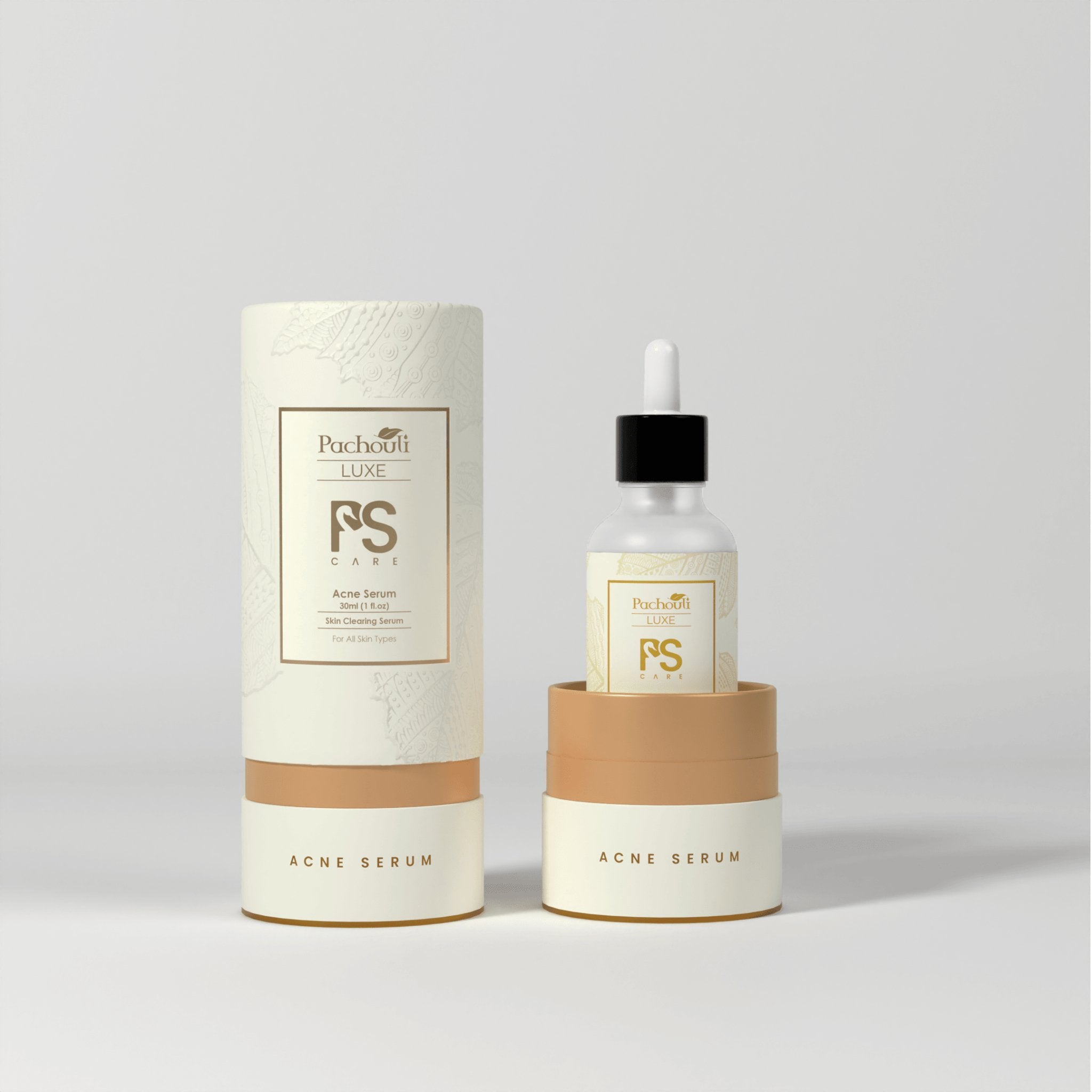 Acne Serum - Glass Bottle - Pachouli LUXE