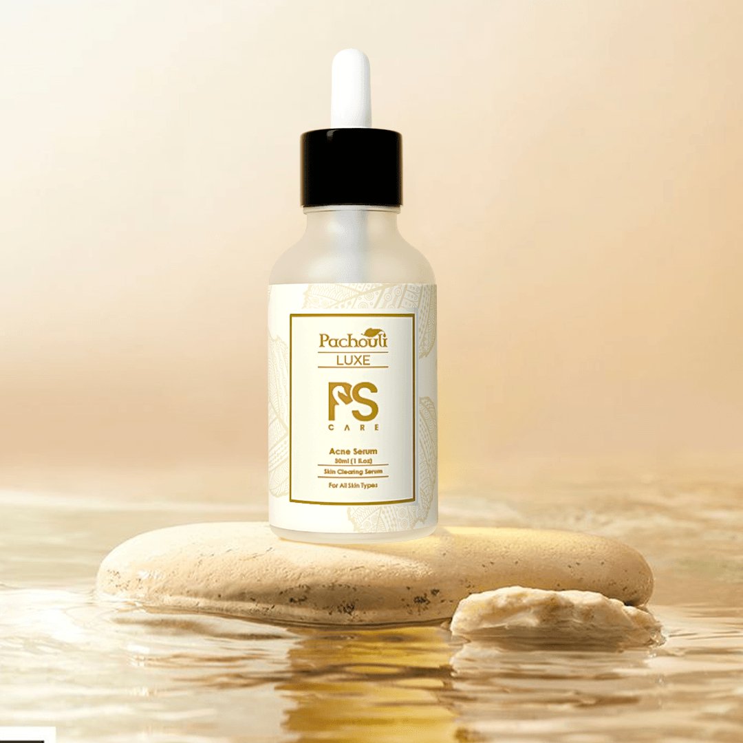 Acne Serum - Glass Bottle - Pachouli LUXE