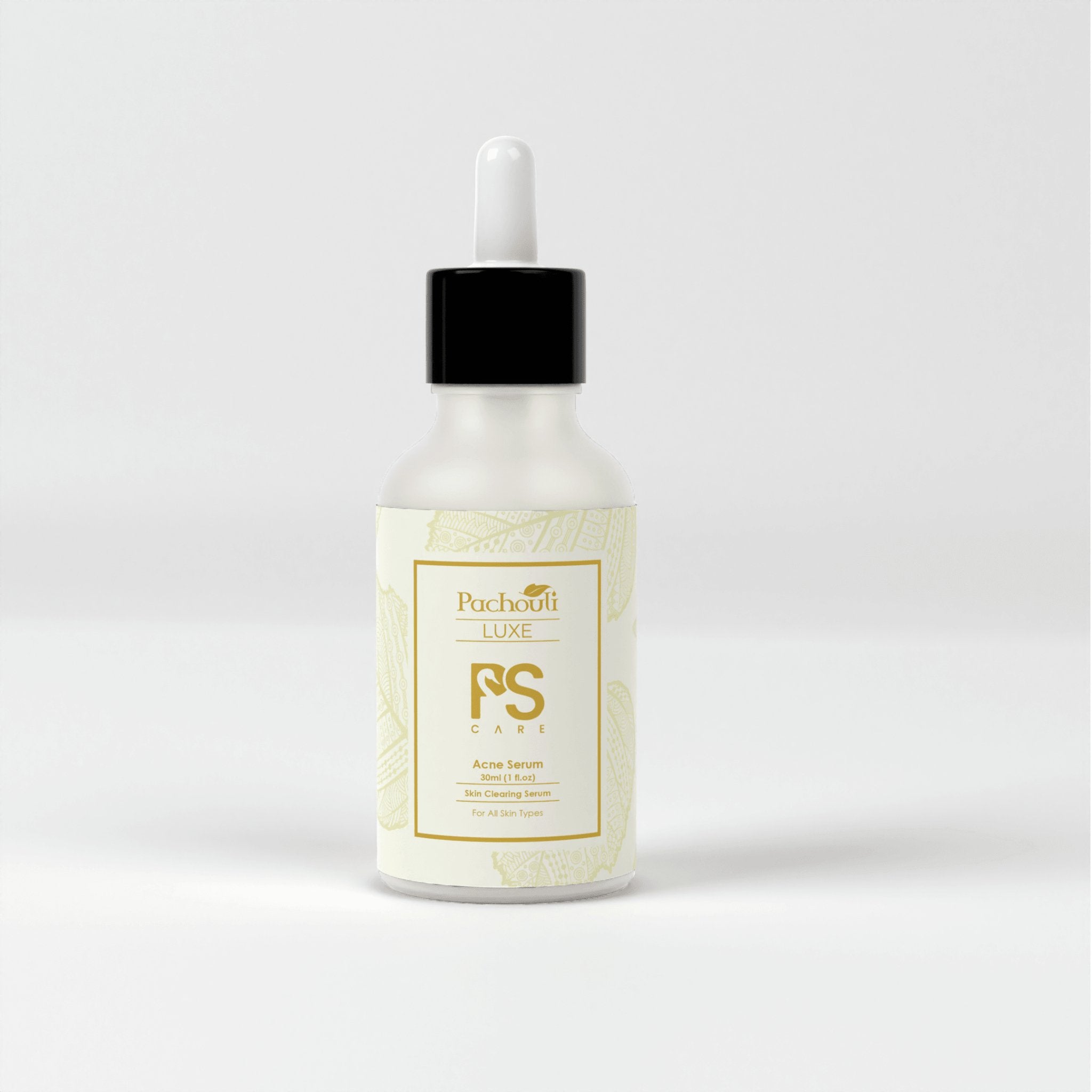Acne Serum - Glass Bottle - Pachouli LUXE