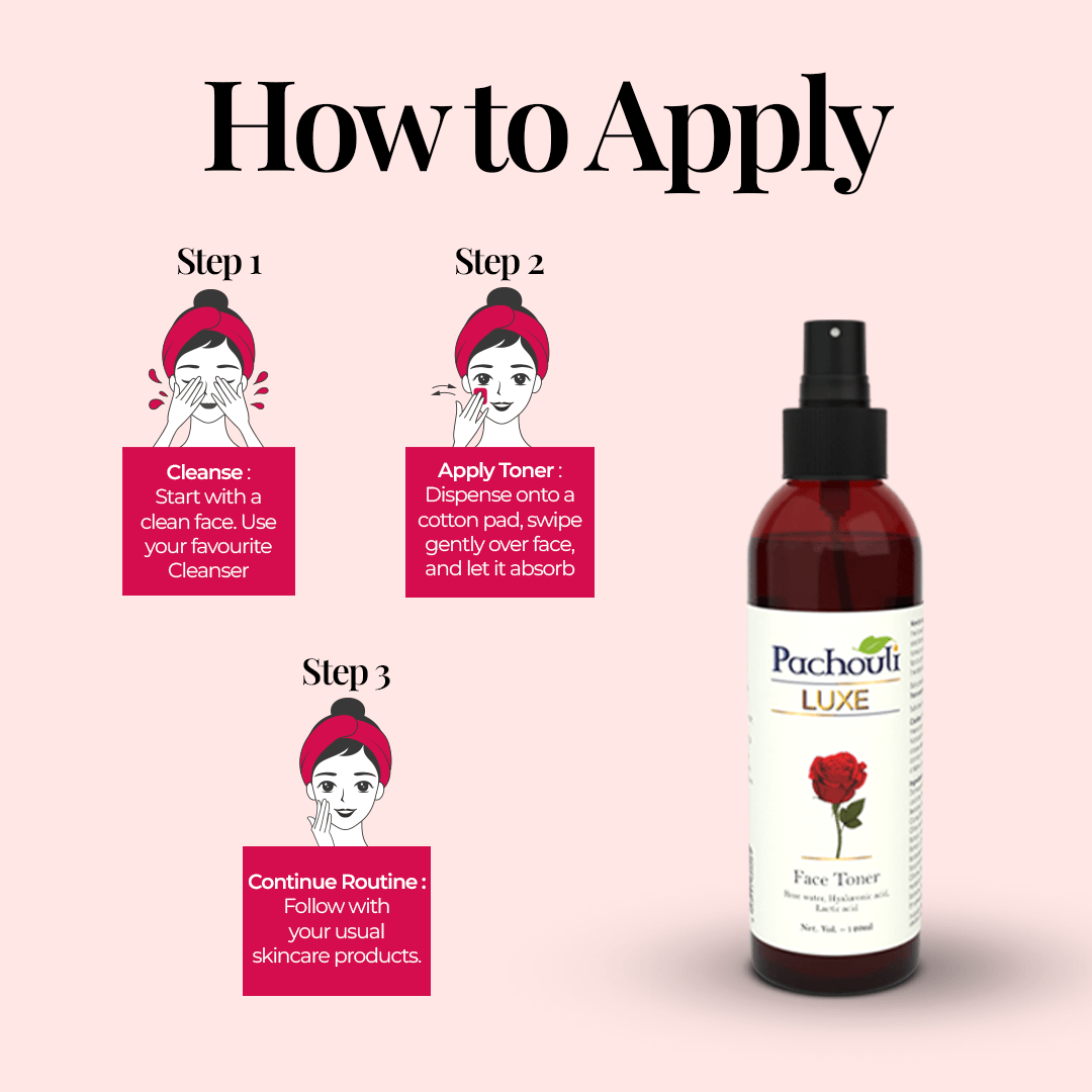 Face Toner: Balance pH & Oil, Dirt Skin Cleanser - 120ml - Plastic Bottle - Pachouli LUXE