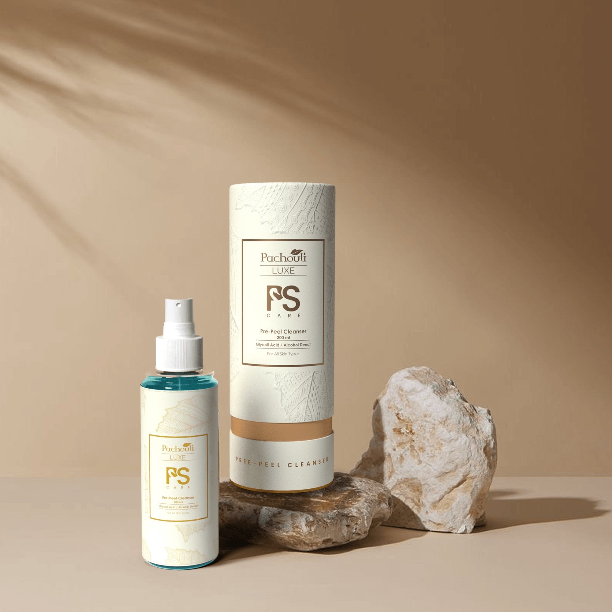 Pre peel Cleanser - Plastic Bottle - Pachouli LUXE