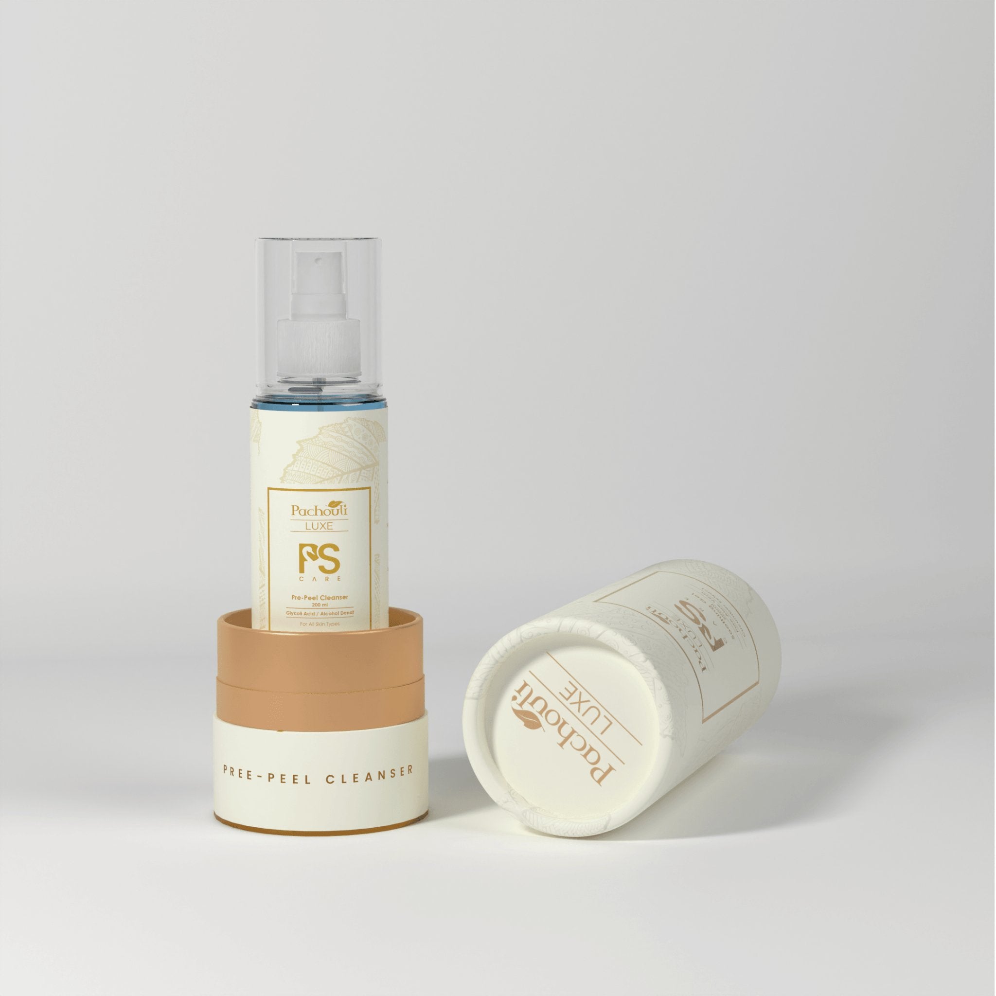 Pre peel Cleanser - Plastic Bottle - Pachouli LUXE