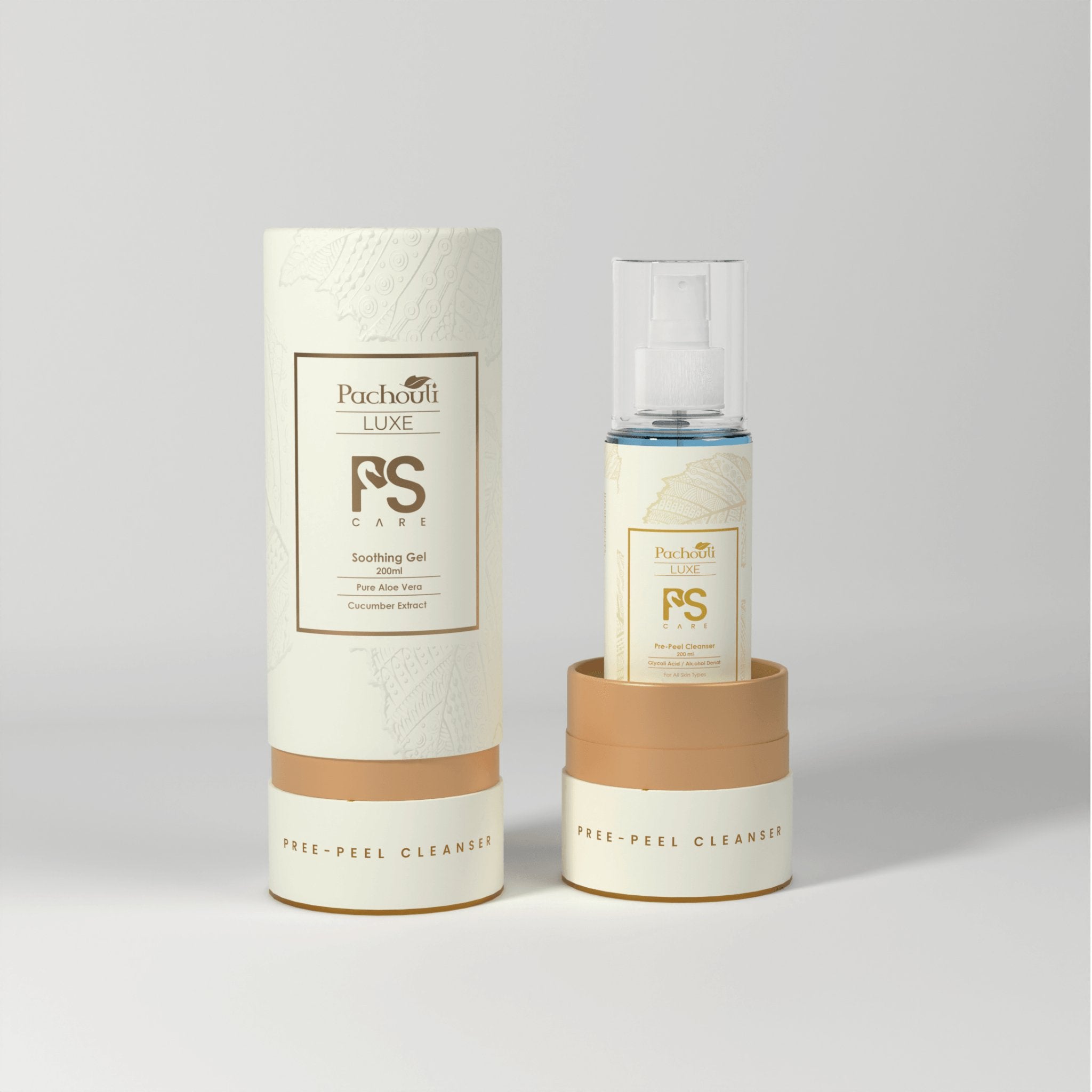 Pre peel Cleanser - Plastic Bottle - Pachouli LUXE