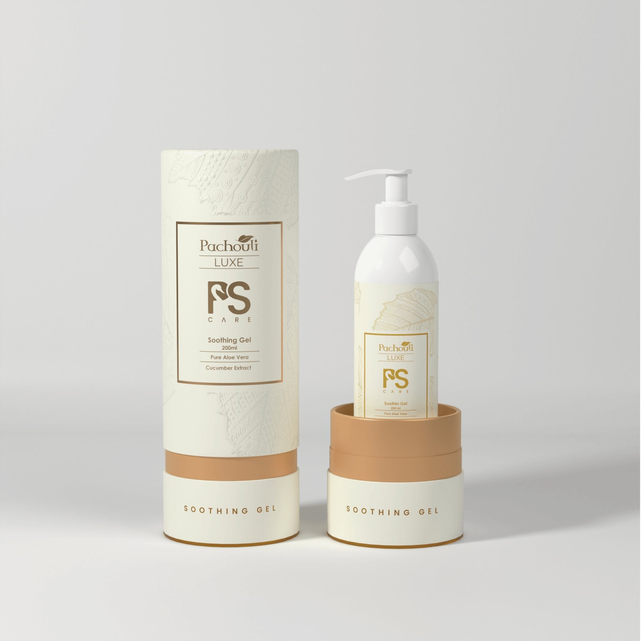 Soothing Aloe Vera Gel - Pump Bottle - Pachouli LUXE