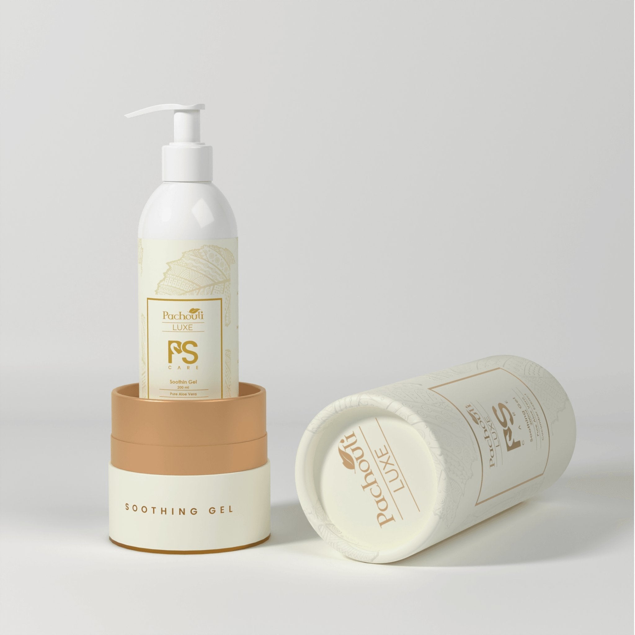 Soothing Aloe Vera Gel - Pump Bottle - Pachouli LUXE